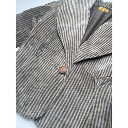 Fendi Brown Leather Trench Coat image 4