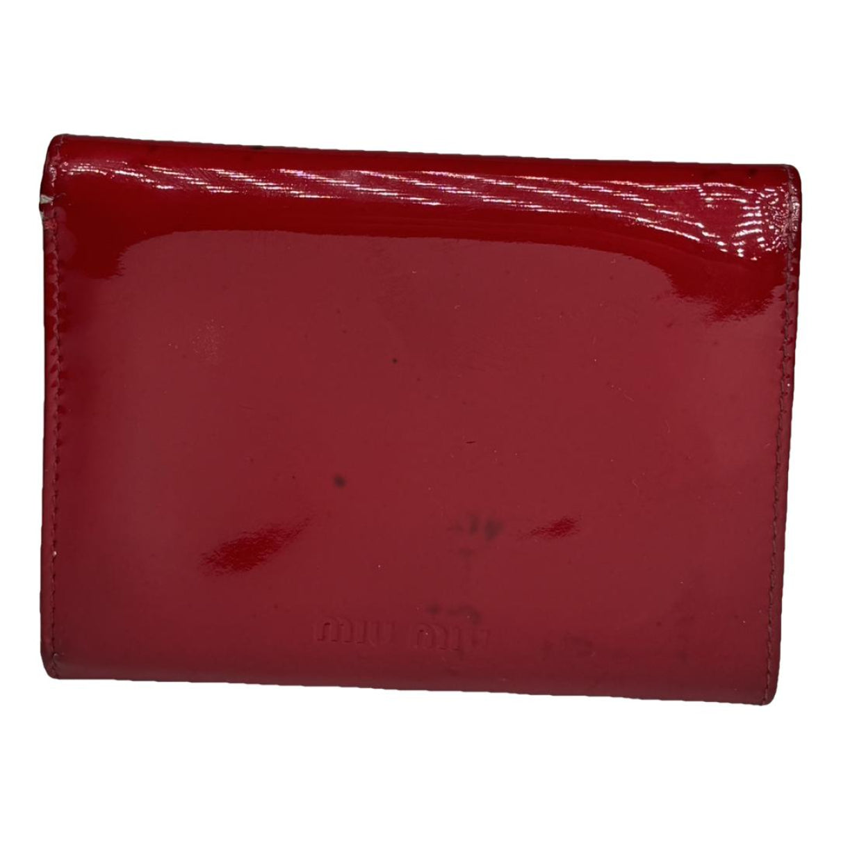 Miu Miu Red Patent Leather Wallet image 1