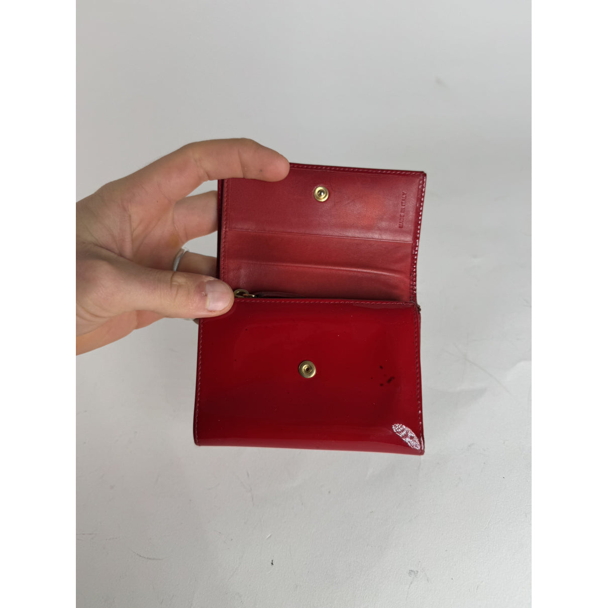 Miu Miu Red Patent Leather Wallet image 3