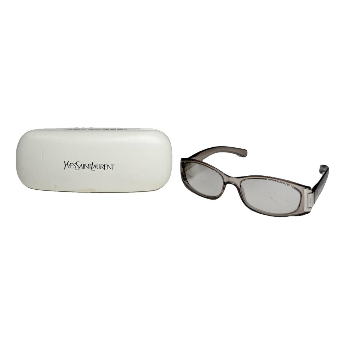 Saint Laurent Silver Plastic Sunglasses image 1