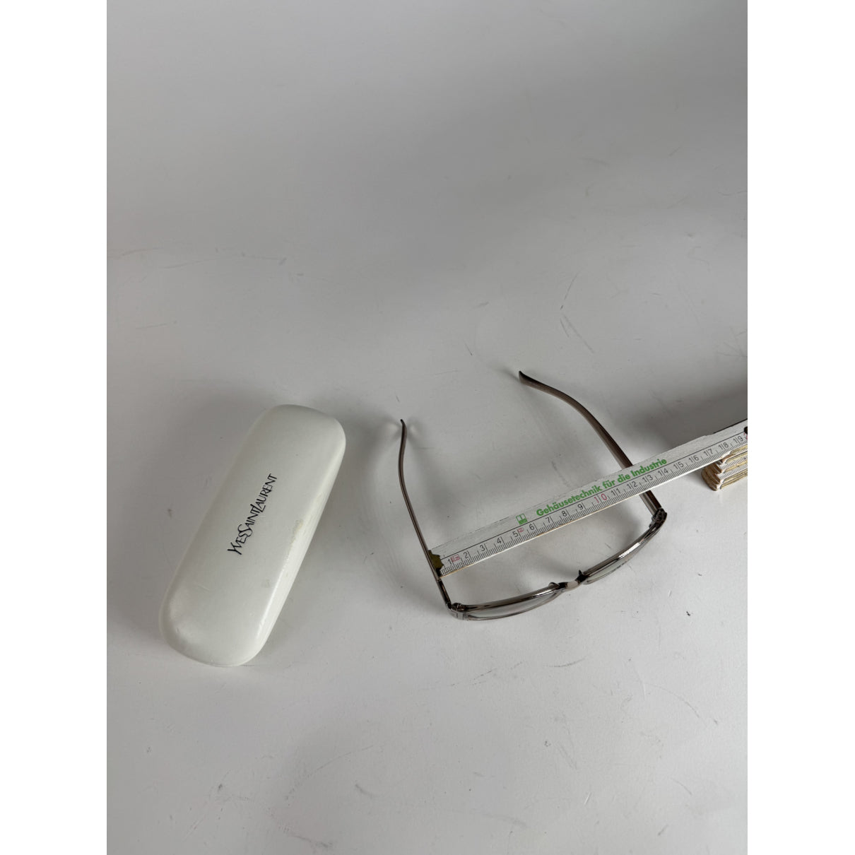 Saint Laurent Silver Plastic Sunglasses image 2