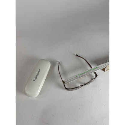 Saint Laurent Silver Plastic Sunglasses image 2