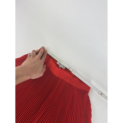 Dior Red Wool Skirt image 5