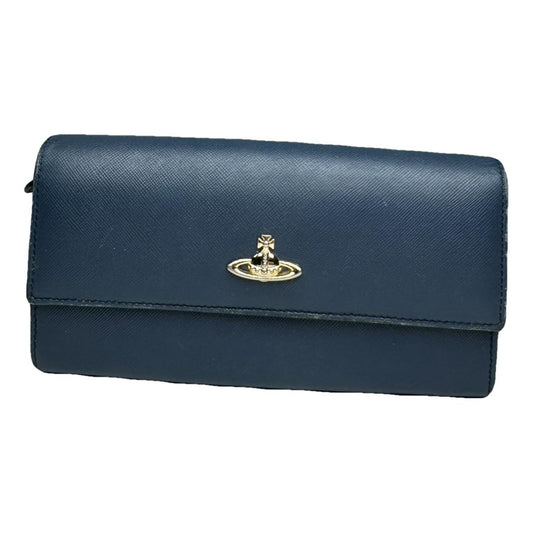 Vivienne Westwood Blue Leather Wallet image 1
