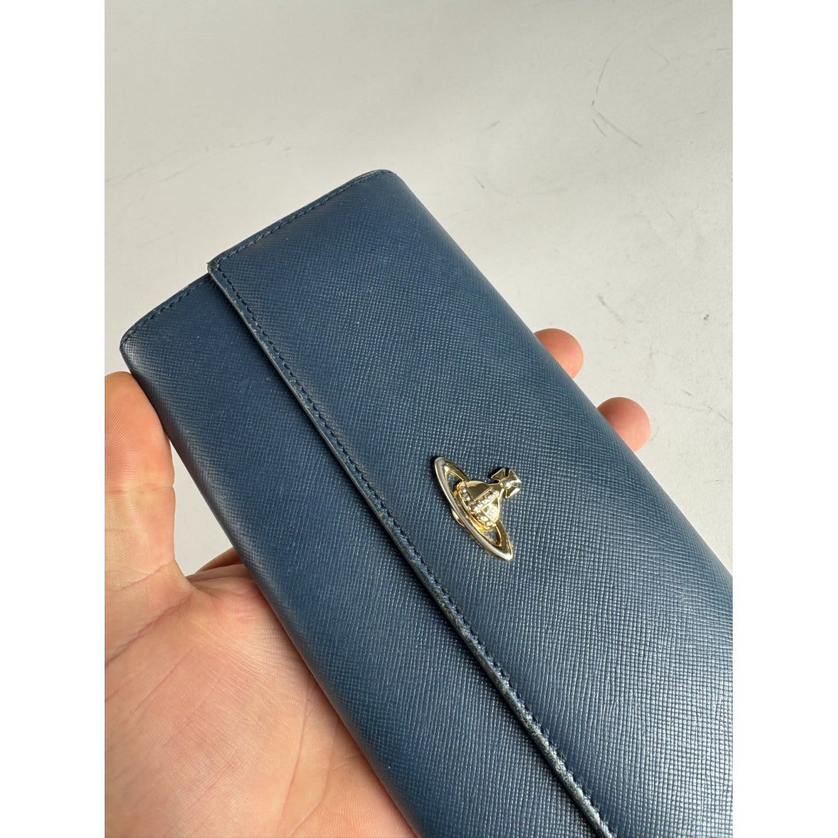 Vivienne Westwood Blue Leather Wallet image 3