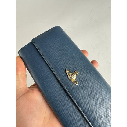 Vivienne Westwood Blue Leather Wallet image 3
