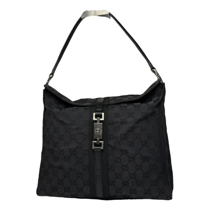 Gucci Jackie 1961 Black Cotton Handbag image 1