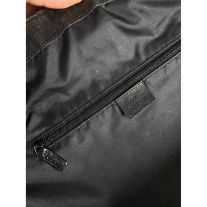 Gucci Jackie 1961 Black Cotton Handbag image 2