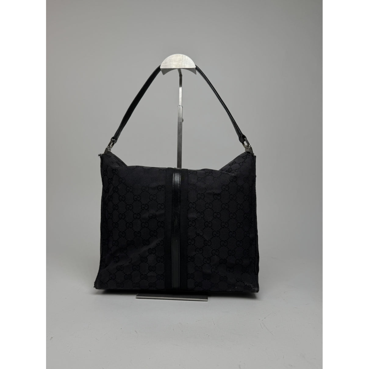 Gucci Jackie 1961 Black Cotton Handbag image 5