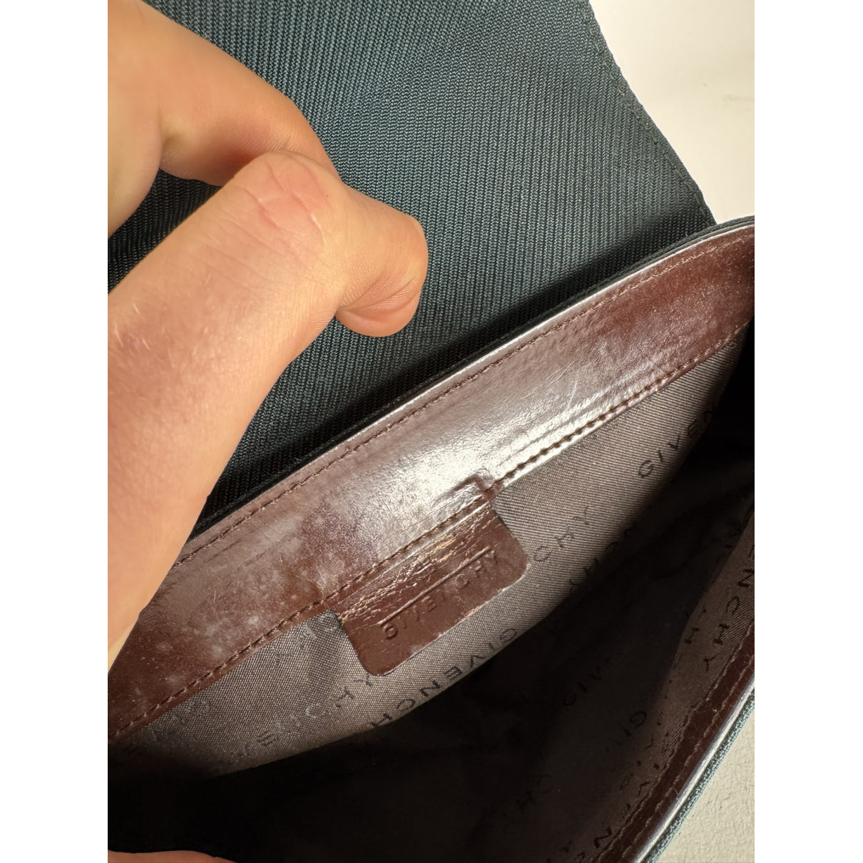 Givenchy 4G Green Leather Handbag image 4