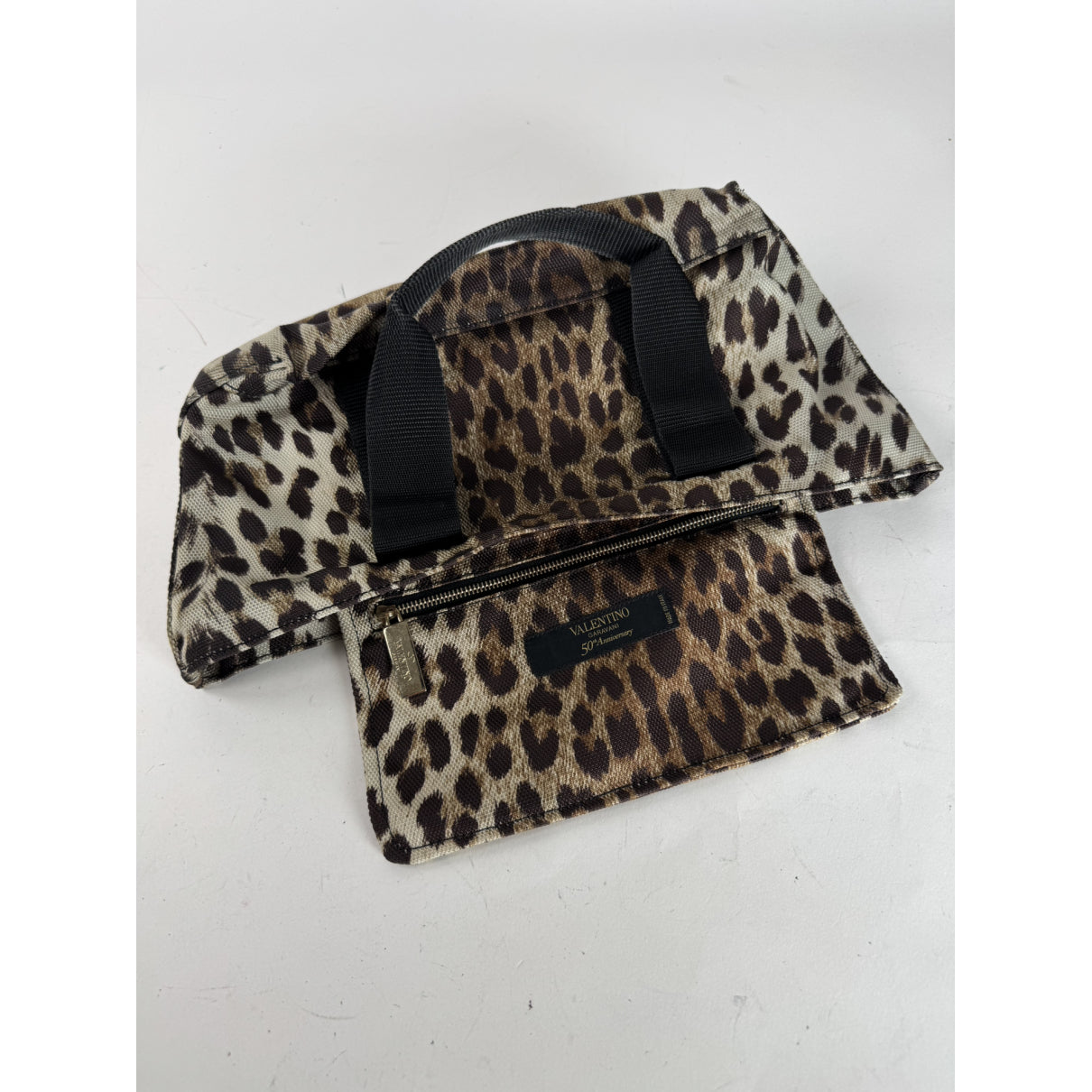 Valentino Garavani Demilune Black Cotton Handbag image 5