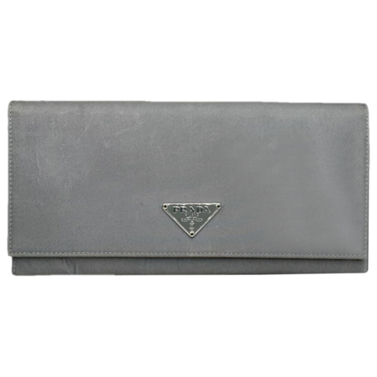Prada Grey Leather Wallet image 1