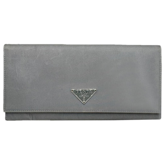 Prada Grey Leather Wallet image 1
