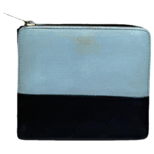 Celine Triomphe Black Leather Wallet image 1