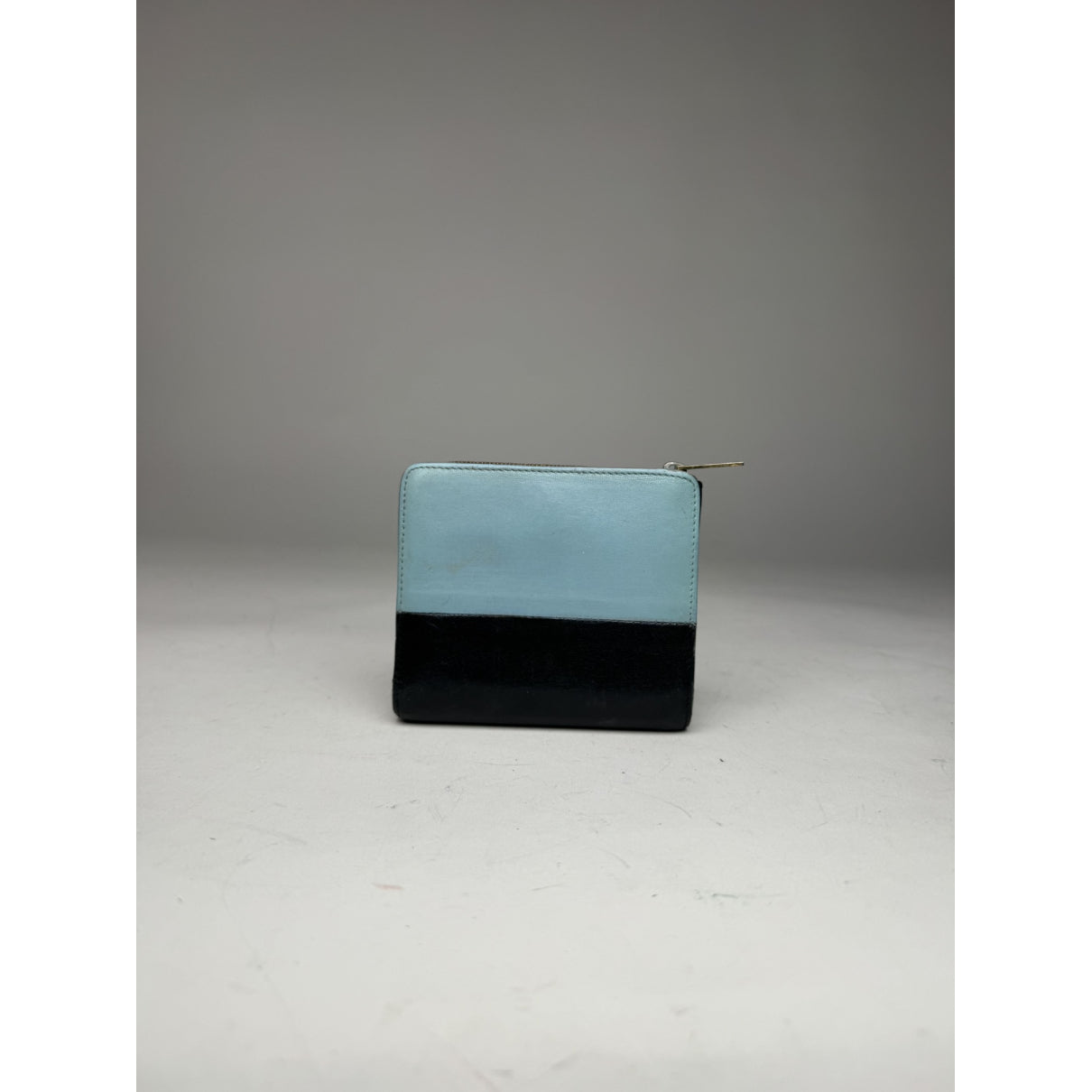 Celine Triomphe Black Leather Wallet image 2