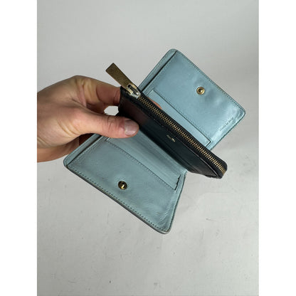 Celine Triomphe Black Leather Wallet image 3