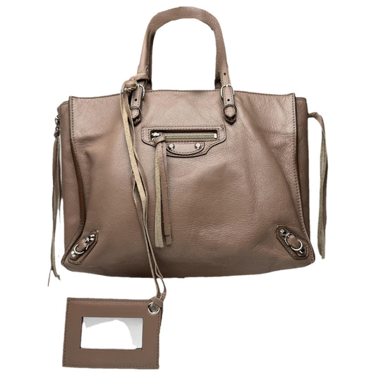 Balenciaga City Purple Leather Handbag image 1