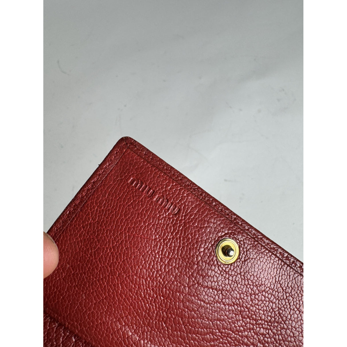 Miu Miu Red Leather Purse image 4