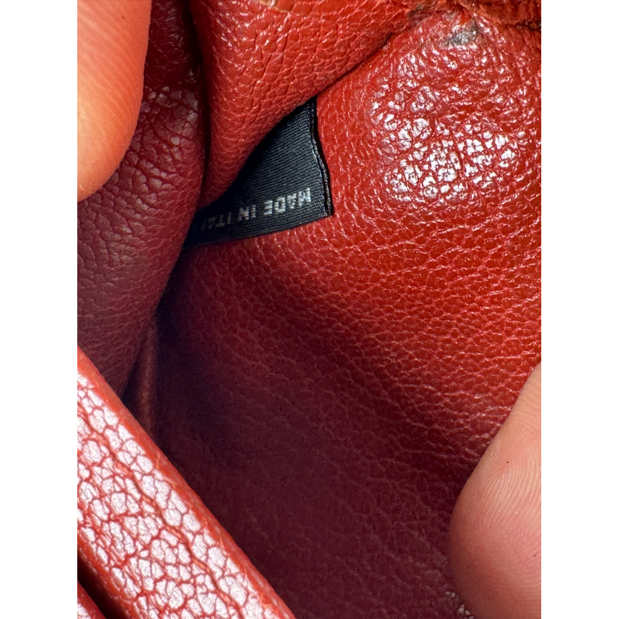 Miu Miu Red Leather Purse image 5