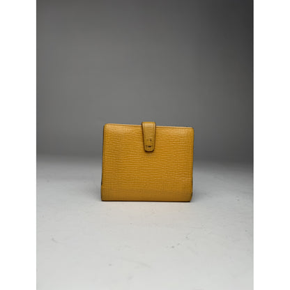 Loewe Puzzle Yellow Leather Wallet image 2