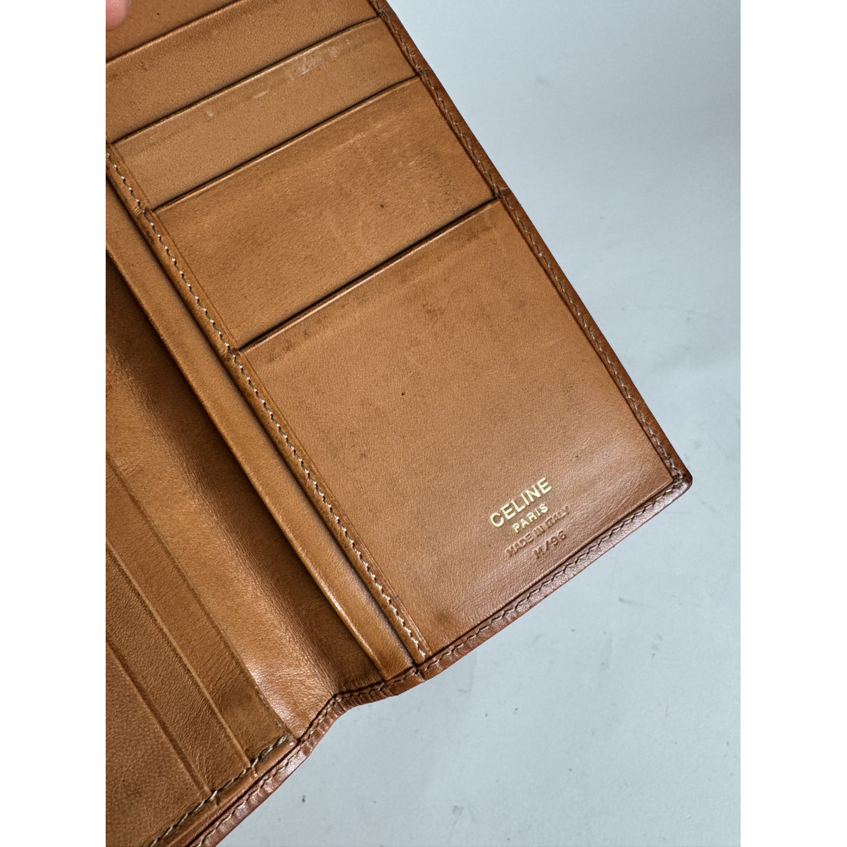 Celine Brown Leather Purse image 4