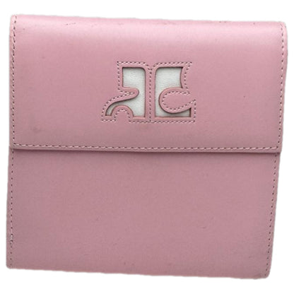 Courrèges Pink Leather Wallet image 1