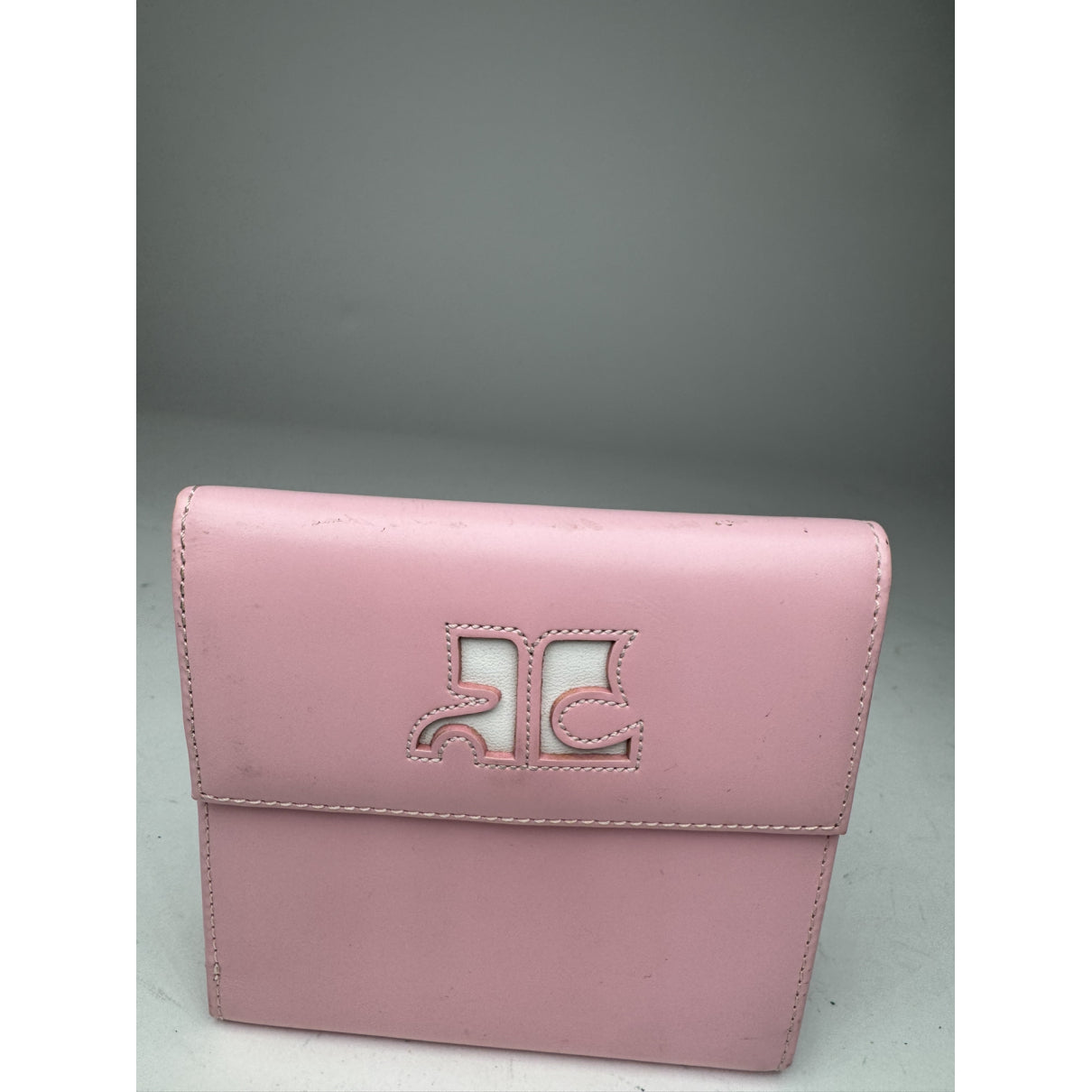 Courrèges Pink Leather Wallet image 3