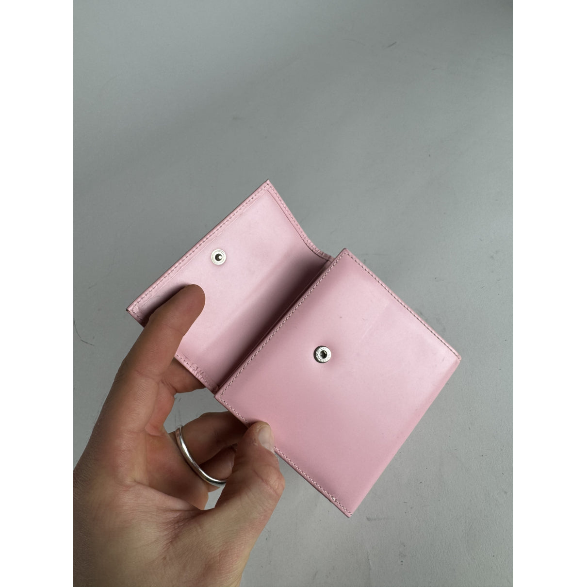 Courrèges Pink Leather Wallet image 4