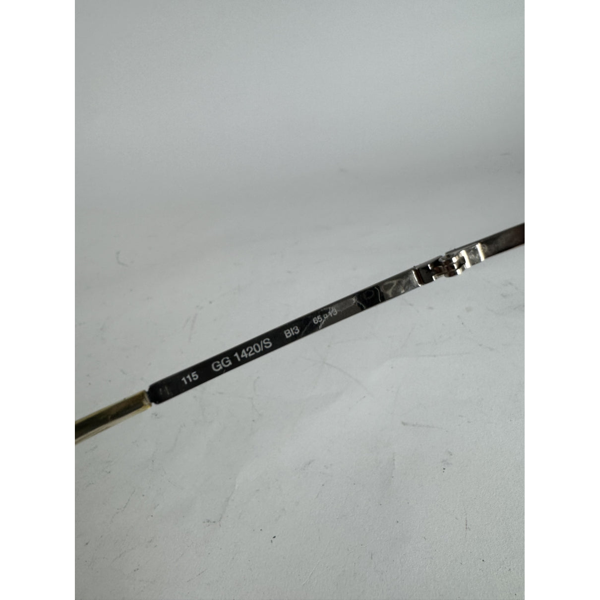 Gucci Silver Metal Sunglasses image 2