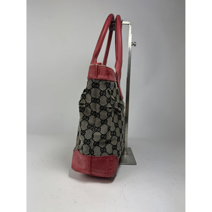 Gucci Jackie Vintage  Beige Cotton Handbag image 3