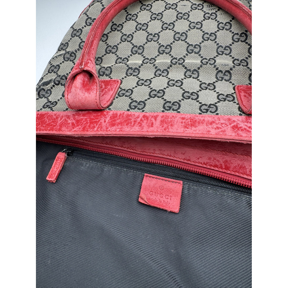 Gucci Jackie Vintage  Beige Cotton Handbag image 4