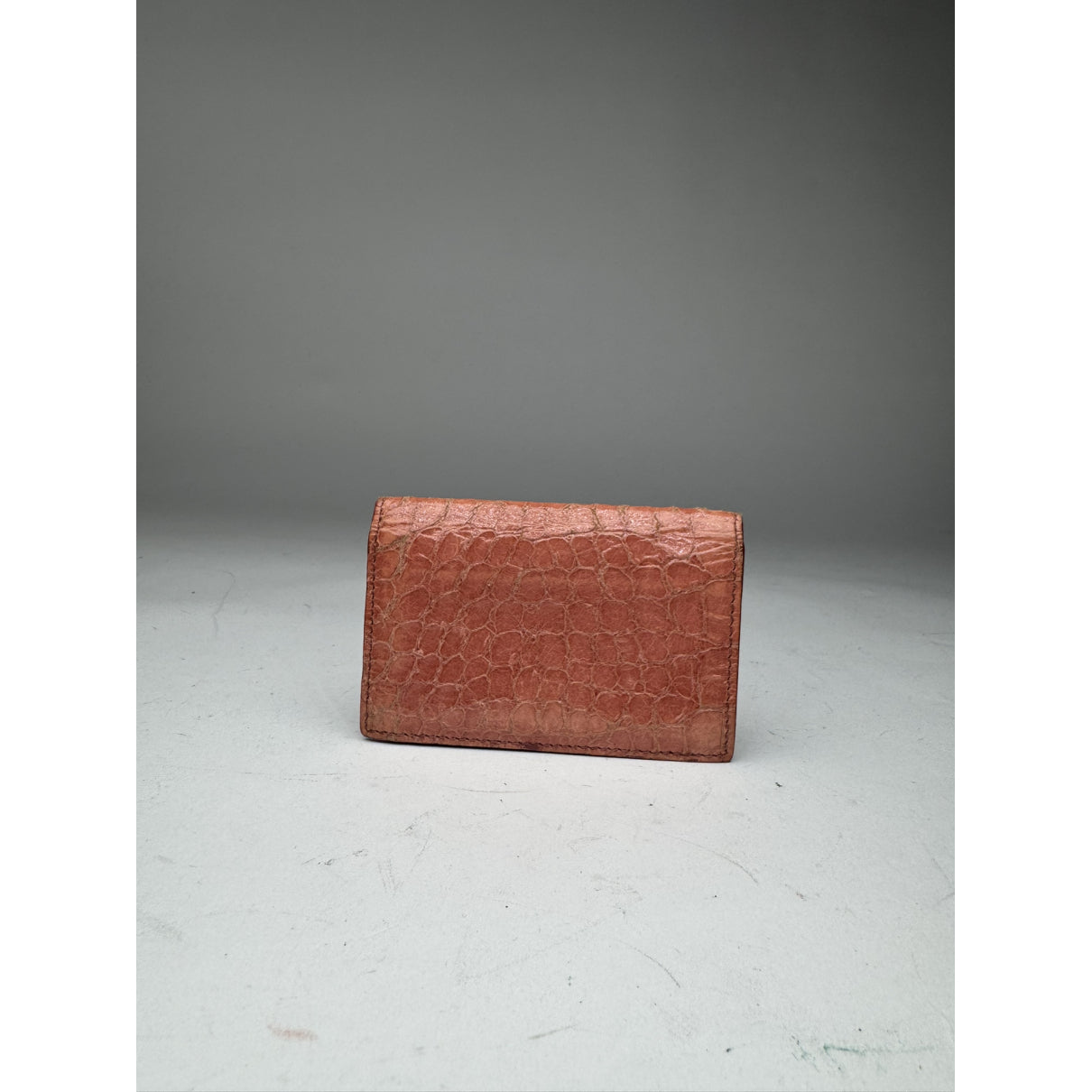 Miu Miu Orange Leather Purse image 2