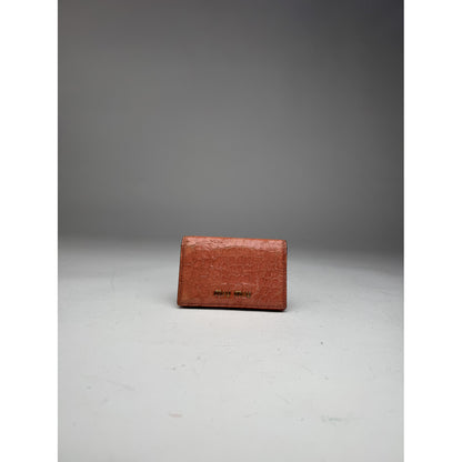 Miu Miu Orange Leather Purse image 5