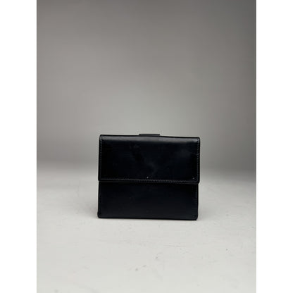 Celine Triomphe Black Leather Wallet image 2
