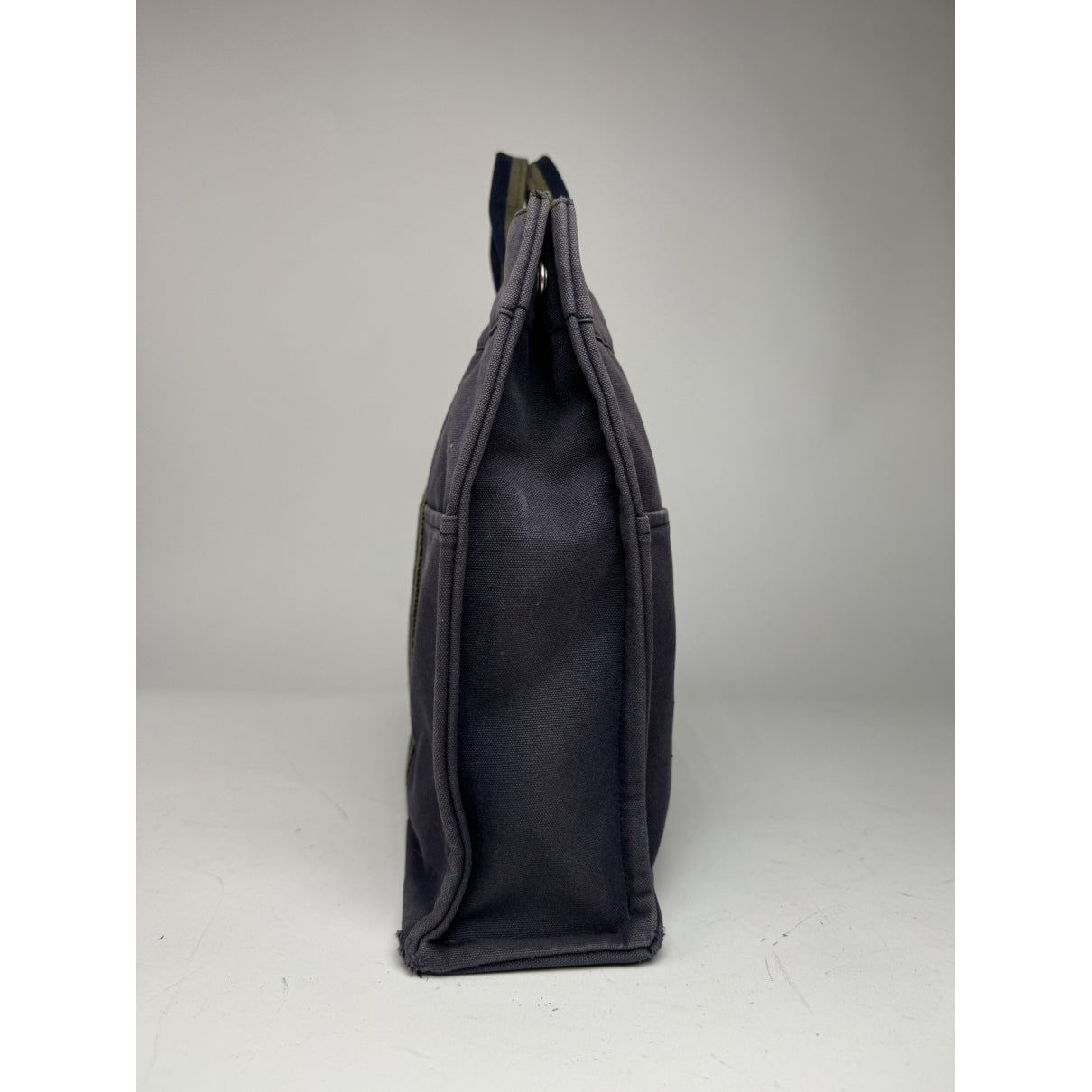 Hermès Navy Cotton Handbag image 3