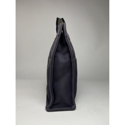 Hermès Navy Cotton Handbag image 3