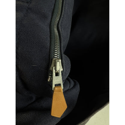 Hermès Navy Cotton Handbag image 5