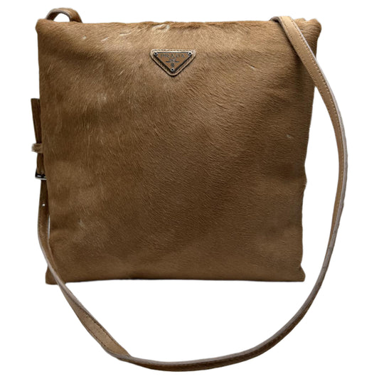 Prada Re-Edition 2000 Brown Fur Handbag image 1