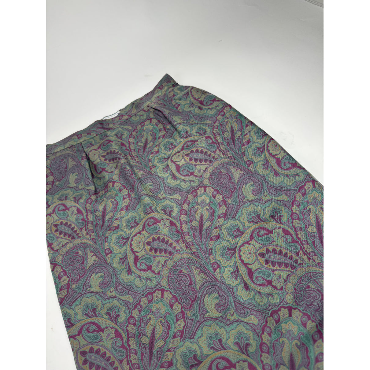 Yves Saint Laurent Purple Silk Skirt image 3