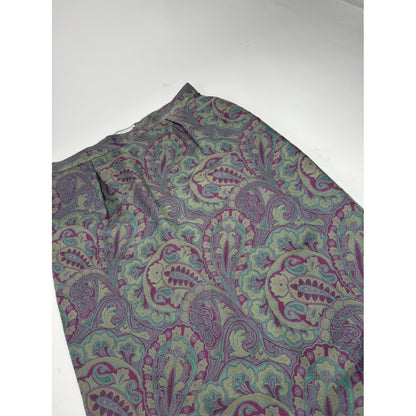 Yves Saint Laurent Purple Silk Skirt image 3