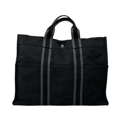 Hermès Black Cotton Handbag image 1
