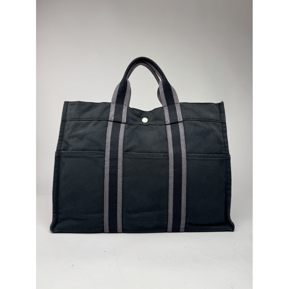 Hermès Black Cotton Handbag image 3