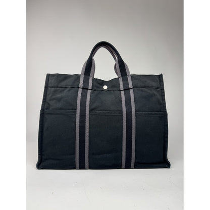 Hermès Black Cotton Handbag image 3