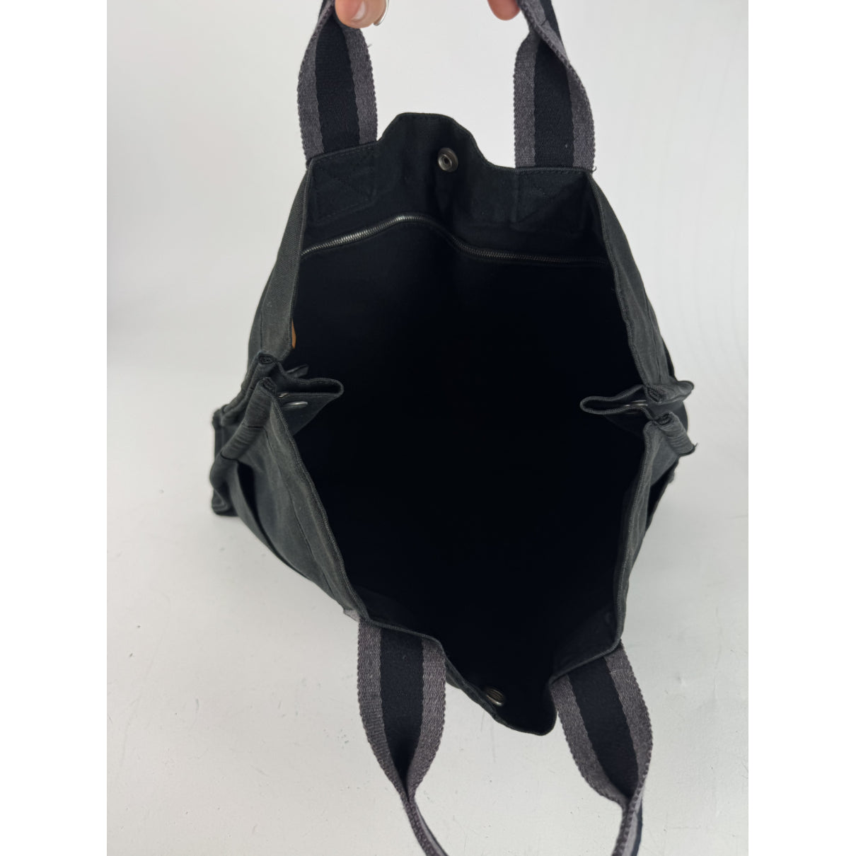 Hermès Black Cotton Handbag image 5