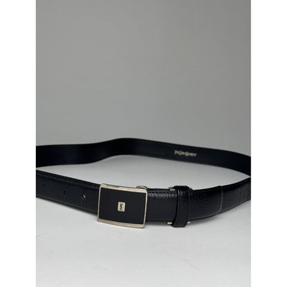 Yves Saint Laurent Black Leather Belt image 2