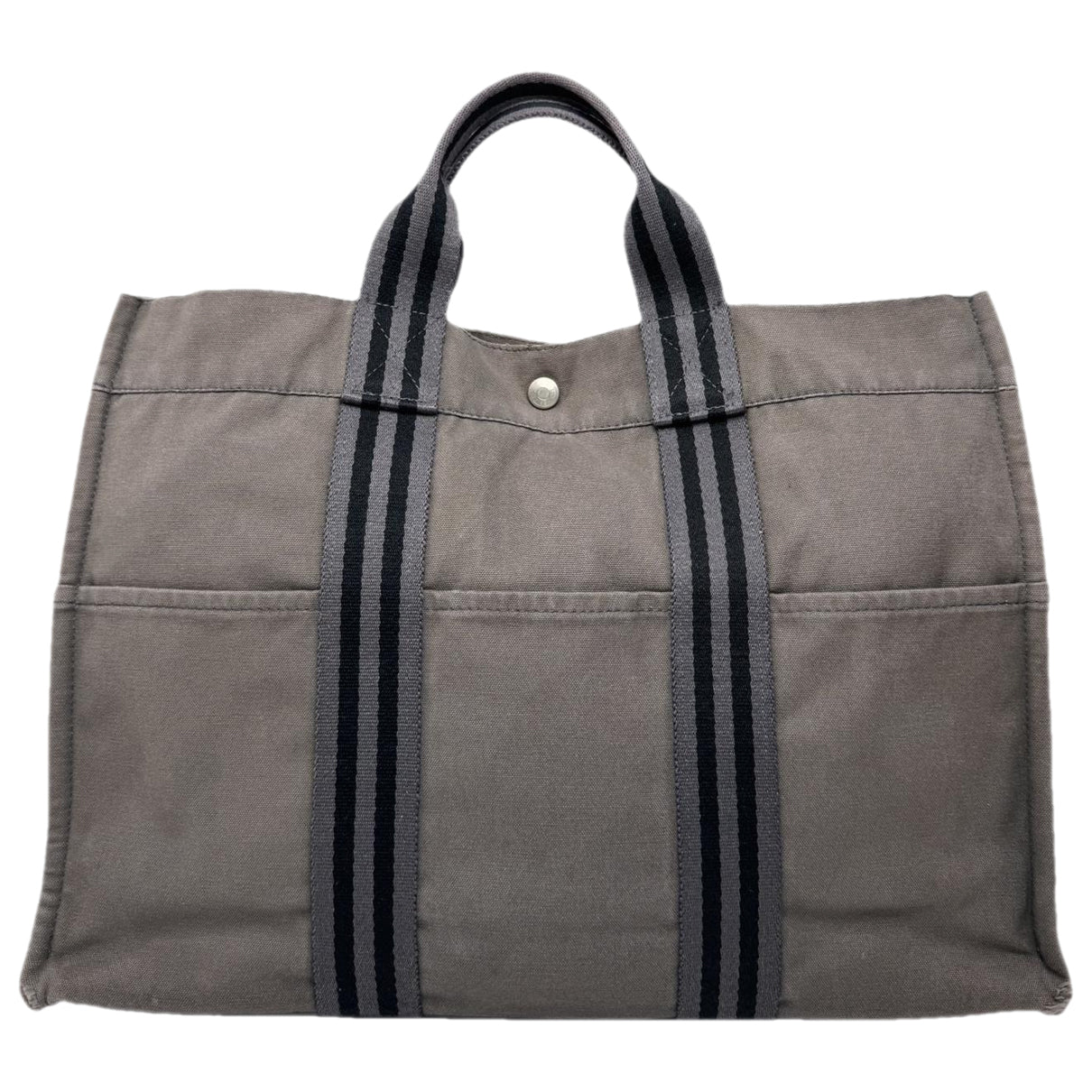 Hermès Grey Cotton Handbag image 1