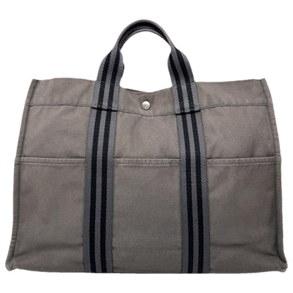 Hermès Grey Cotton Handbag image 1