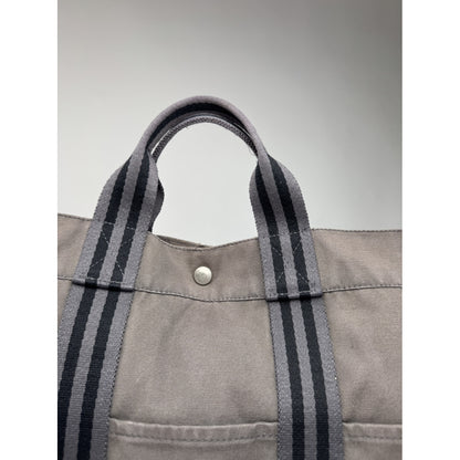 Hermès Grey Cotton Handbag image 2