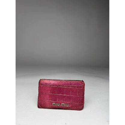 Miu Miu Pink Leather Purse image 5