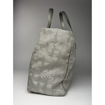 Chanel Silver Cotton Handbag image 4